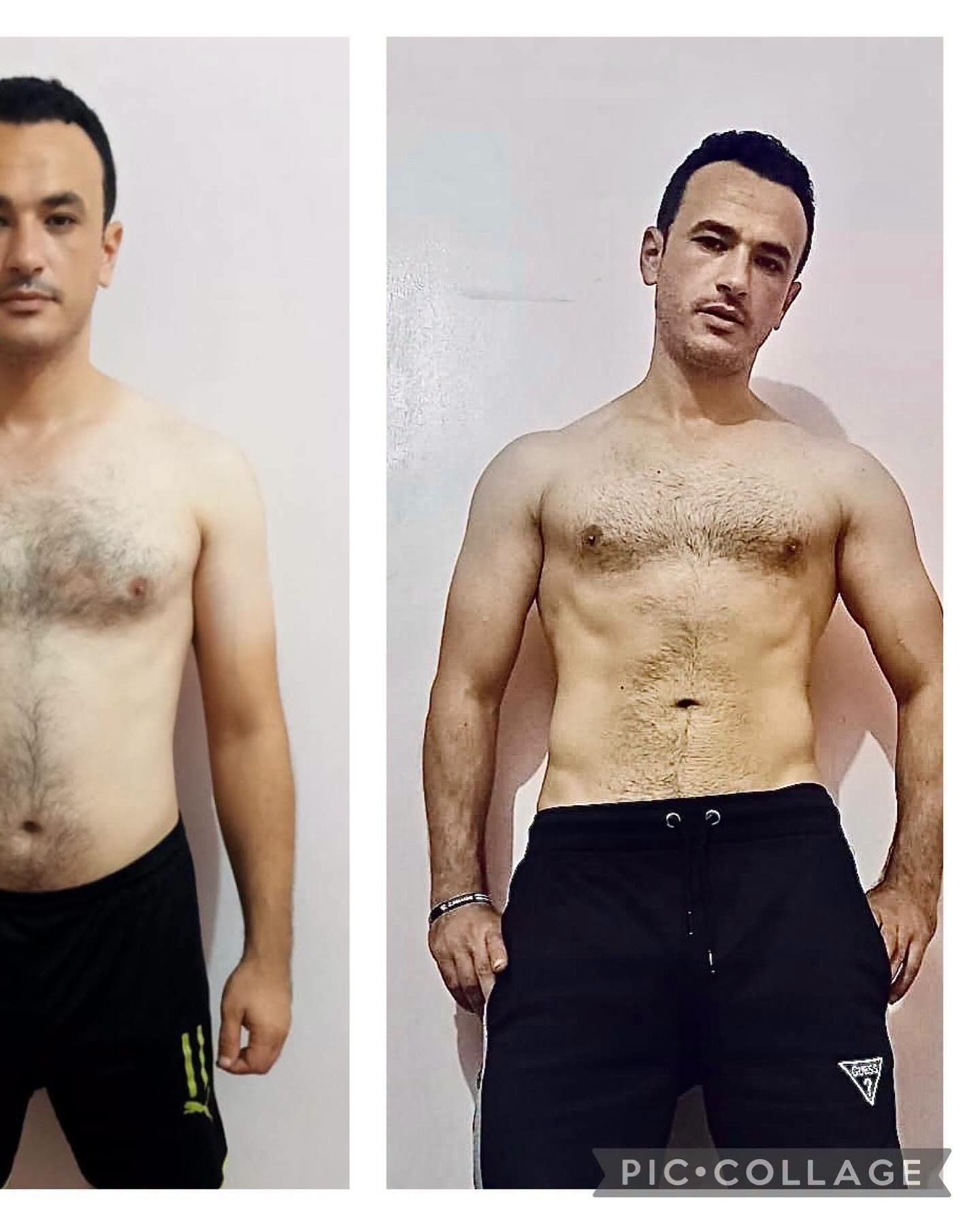 تحول أحد عملاء كوتش عز من خلال برنامج تدريب وتغذية مخصص 22