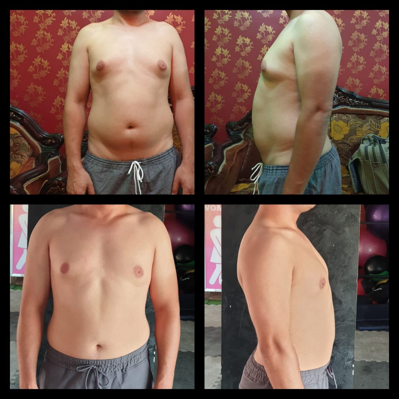 تحول أحد عملاء كوتش عز من خلال برنامج تدريب وتغذية مخصص 9