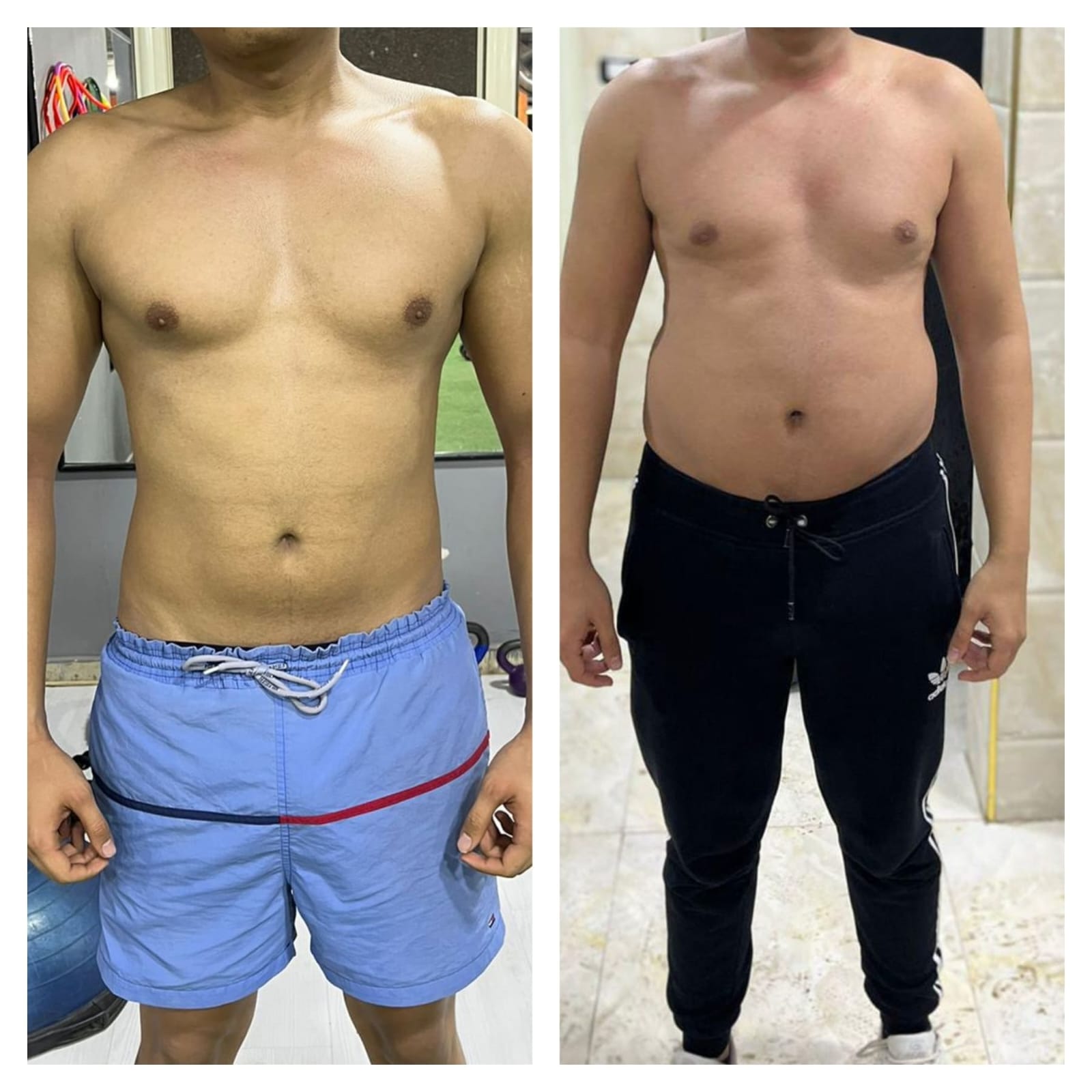 تحول أحد عملاء كوتش عز من خلال برنامج تدريب وتغذية مخصص 6